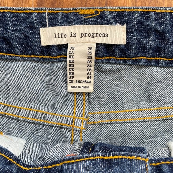 Life in Progress - High Waisted Distressed Jeans - Picture 4 of 9